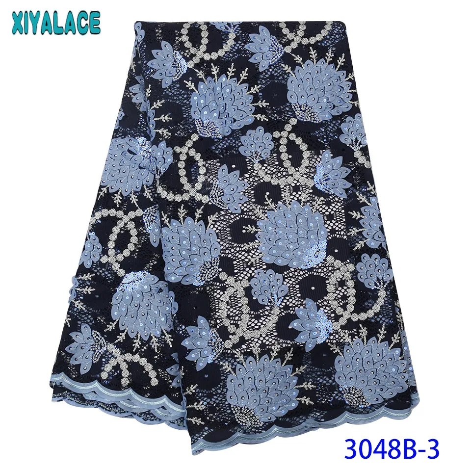 2019 Nigerian Lace Fabrics Hot Sale Sequence Fabric High Quality French Net with Sequins for Women KS3048B | Аксессуары для одежды