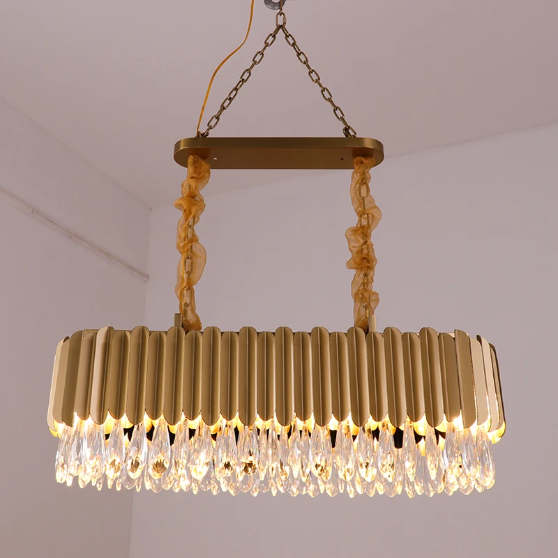 Современный подвесной светильник люстра роскошная хрустальная для отелей
