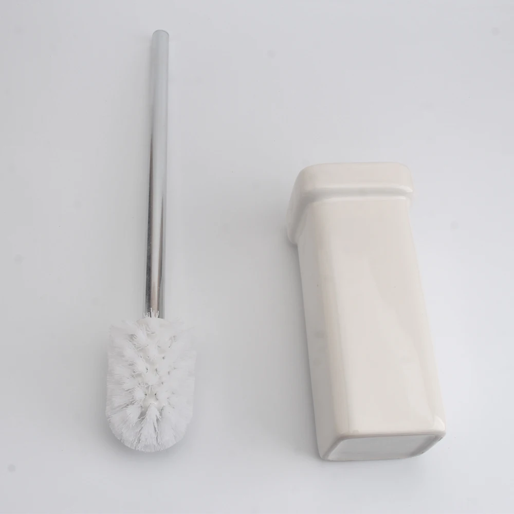 aluminum toilet brush holders bathroom accessories wall mounted ceramic cup holders for brush with aluminum handle clean toilet free global shipping
