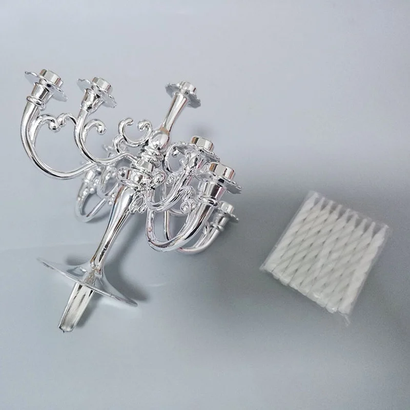 9 шт свечи и подсвечник кронштейн 1 набор торт Топпер день рождения подсвечники