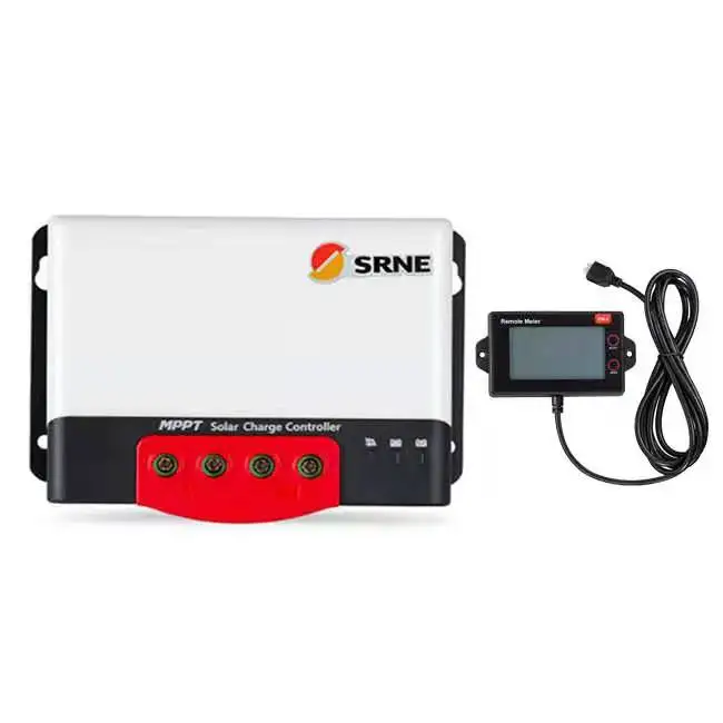 MC2450N10 with RM-6 50A SRNE MPPT Контроллер заряда MC2450N10 12 В 24 В для солнечной домашней системы с функцией bluetooth - Цвет: MC2450N10 with RM-6