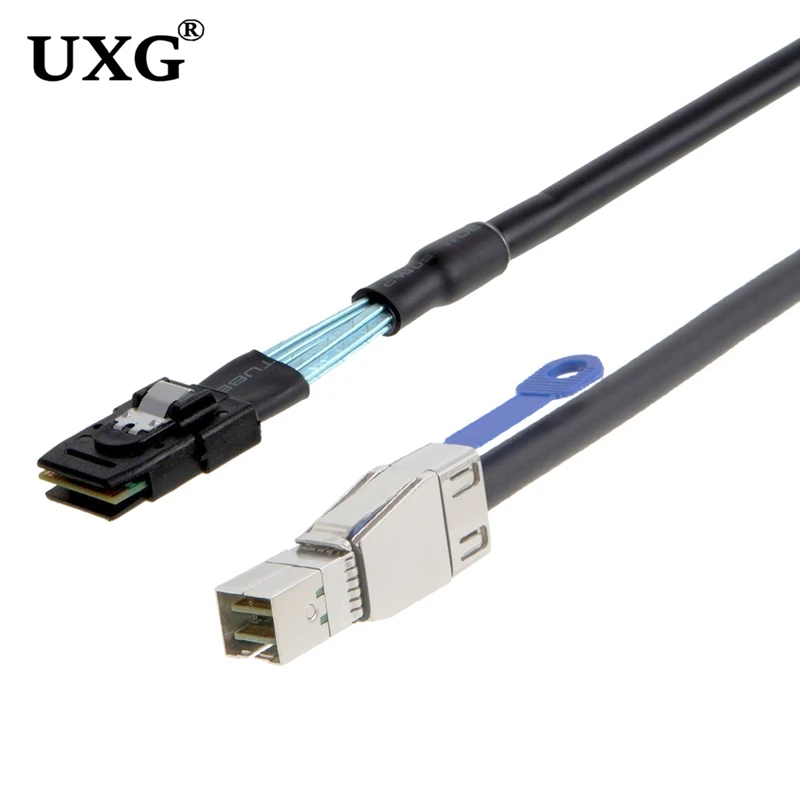 

Внешний мини SAS кабель 12 Гбит/с, SAS HD 36 контактов, Φ, кабель шасси для жесткого диска сервера, кабель для передачи данных 1 м 0,5 м, 5 шт.