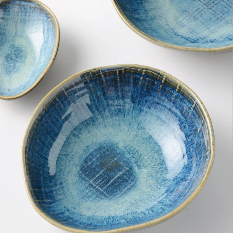 Рамен неправильной формы в японском стиле лапша рамен чаша для риса зерна салата