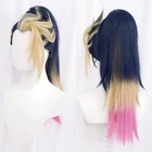 Высокое качество кДа Akali смешанный цветной хвост парик костюм LOL Akali Sexy Nurse V синтетический термостойкий парик волос парики для вечеринок на Хэллоуин + бесплатная парик Кепки