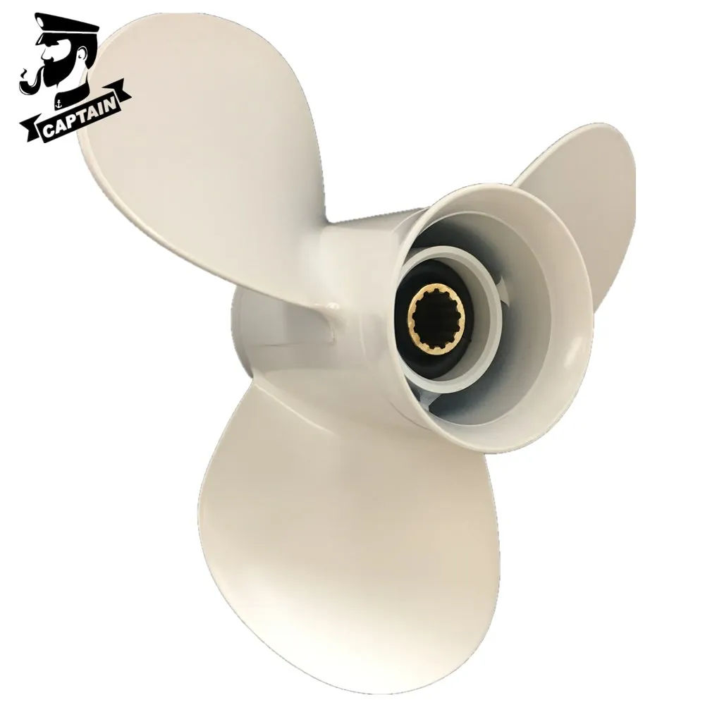 Captain Propeller 11 1/8x13-G 663-45945-02-EL Fit Yamaha Outboard Engine 25HP 40HP 48HP 55HP 60HP 70HP F30 F40 F45 F50 F60 FT50