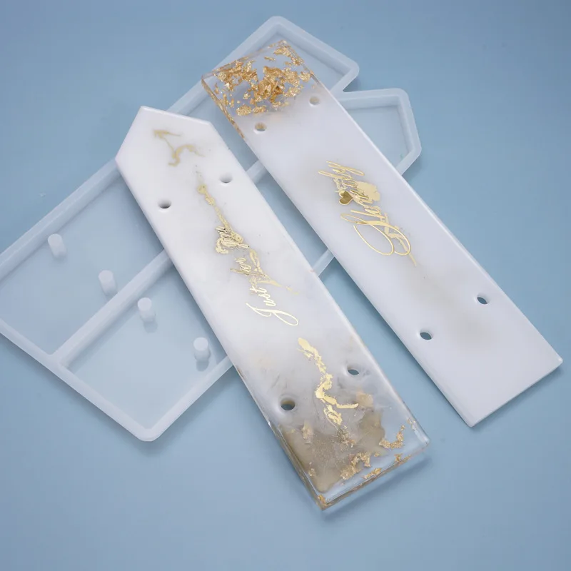 

Handmade Doorplate Silicone Mould Indicator Signs Welcomes Hanging Tags Doorplate Casting DIY Door Number Plate Mold Crafts Tool