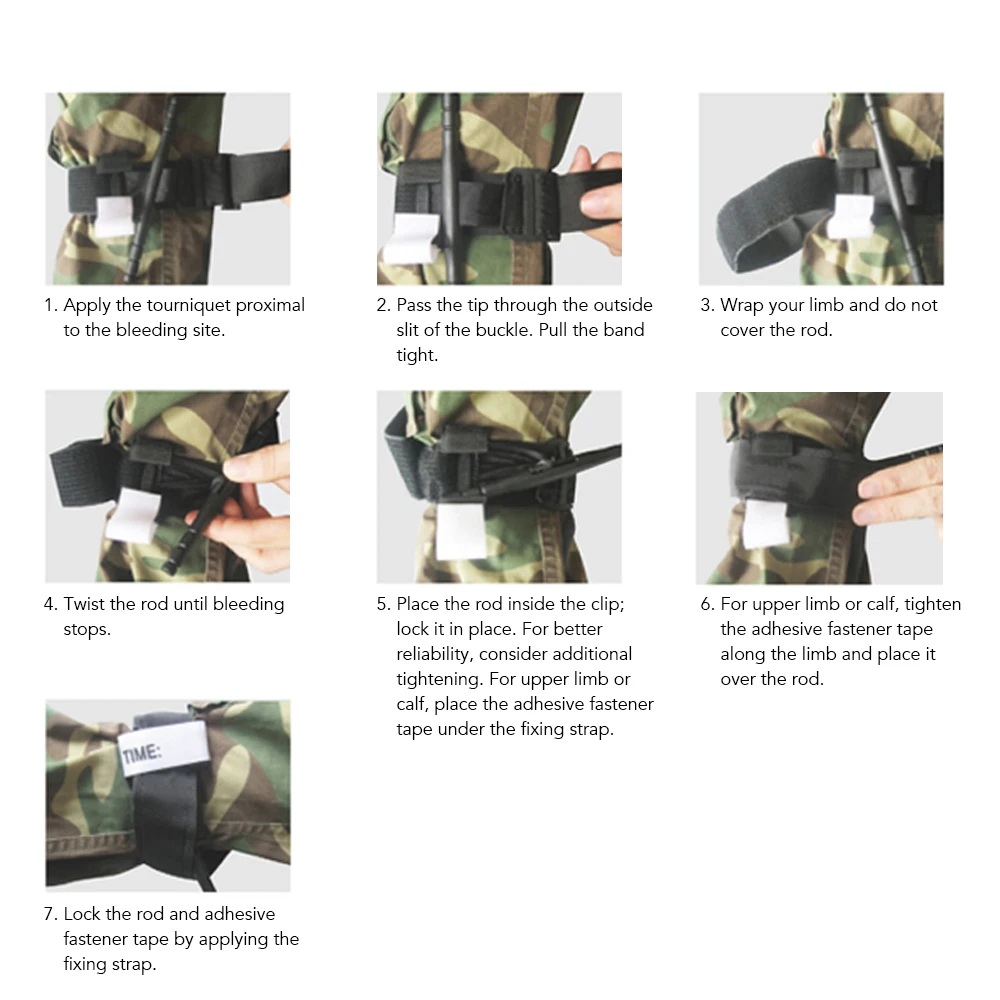 

First Aid Kit Outdoor Portable One-Handed Tourniquet Strap Trauma Shears Scissors Military Tactical Emergency Survival Equipment