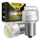 Дневные ходовые огни BMTxms, светодиодные дневные ходовые огни Canbus P21W 1156 BA15S для Audi A4 B5 B7 A3 8P 8PA A6 C6 AVANT TT 8J, белые, 6000K, 2 шт.