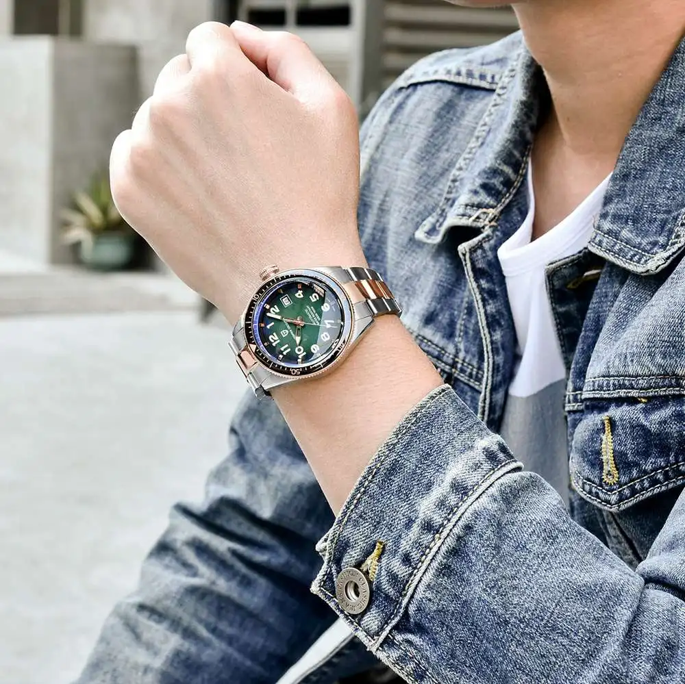 PAGANI Дизайн Роскошный бренд механические часы для мужчин нержавеющая сталь