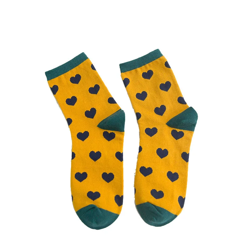 

Socks Women Harajuku Women cute socks Japanese peach heart women socks Korean of sweet in the stockings cotton Hip Hop