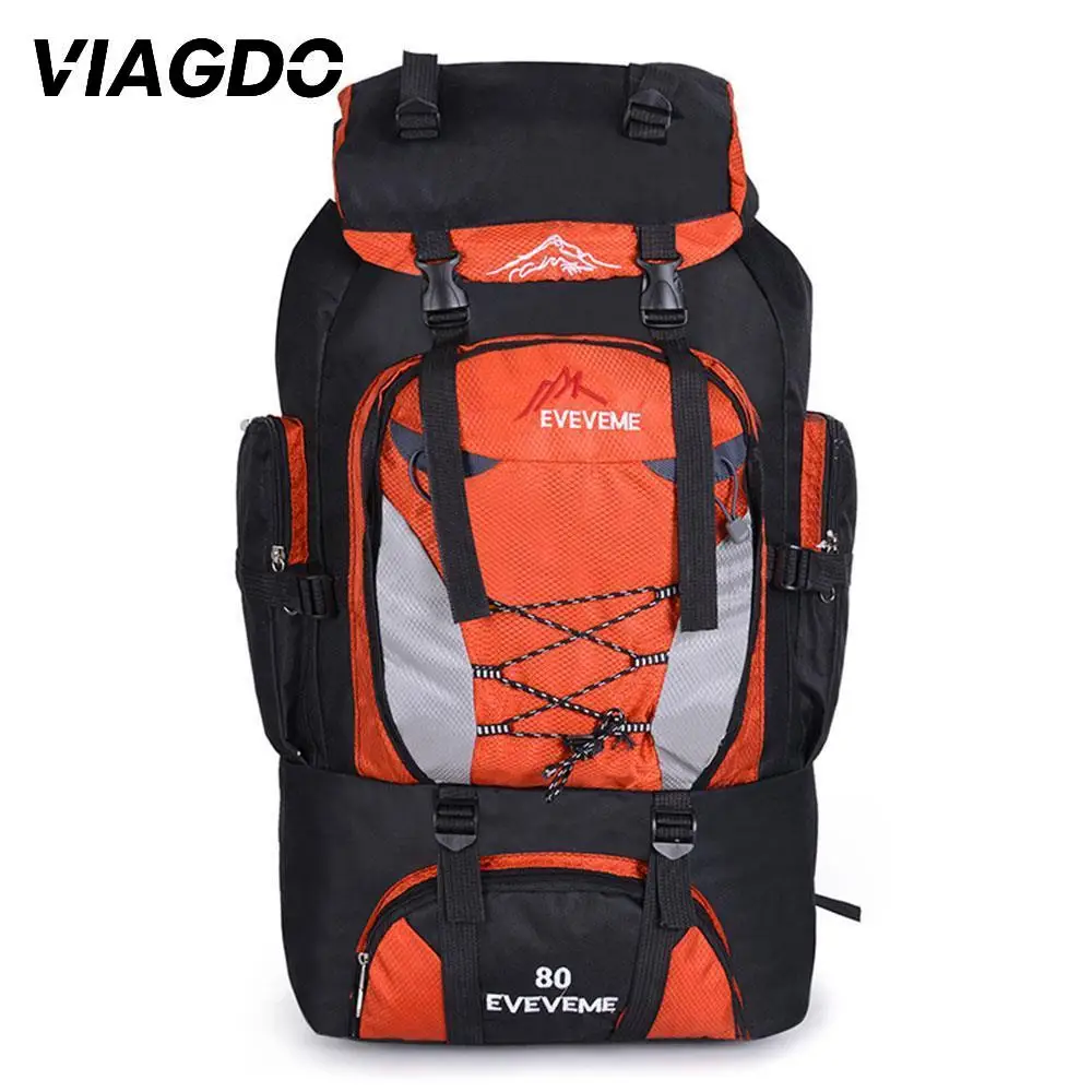 80L походные рюкзаки для кемпинга большая уличная сумка рюкзак нейлон суперлегкая