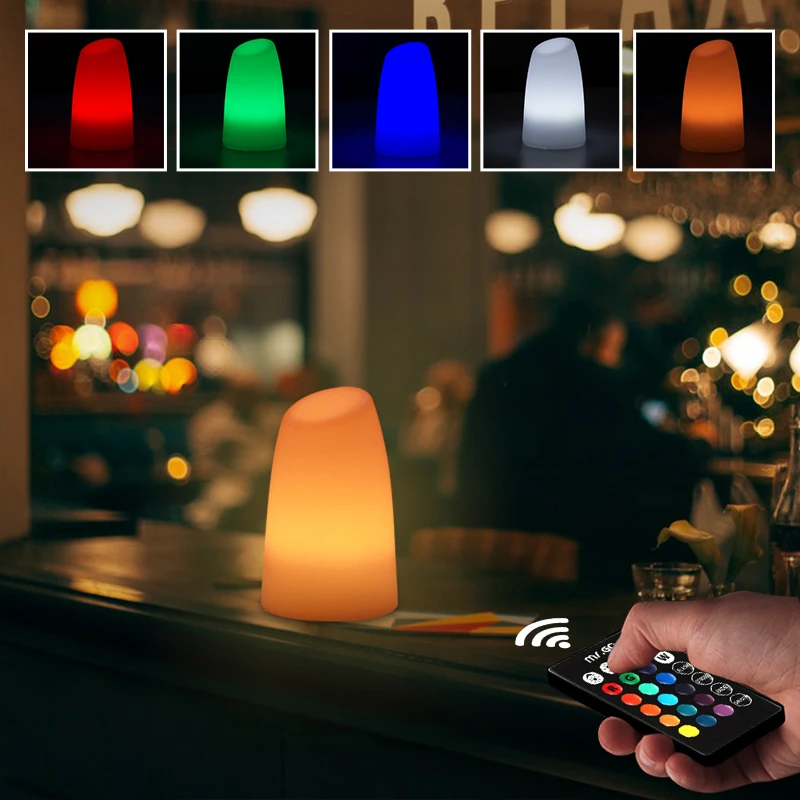 5 Вт 16 цветов RGB дистанционное управление светильники для ресторана светодиодный