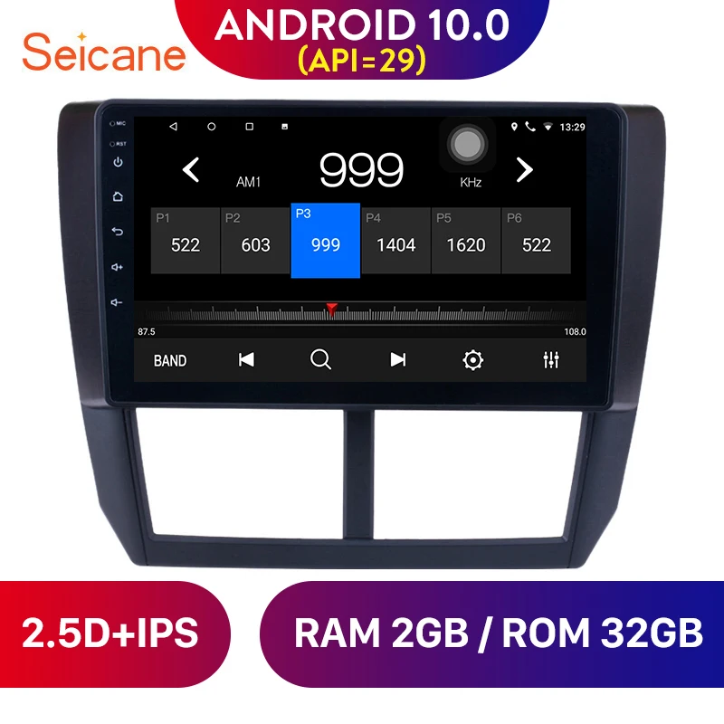Seicane 9 дюймов Android 10 0 автомобильное радио головное устройство для 2008 2009 2010 2011 2012