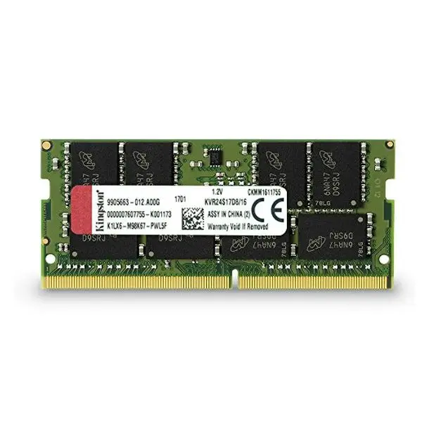 Оперативная память памяти Kingston 16 Гб DDR4 2400 МГц rf модуль KVR24S17D8/16 GB SO-DIMM - купить по