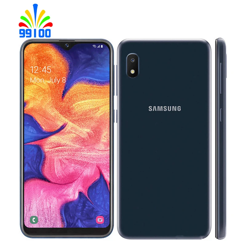 Восстановленный разблокированный сотовый телефон Samsung Galaxy A10E полный экран 5 85