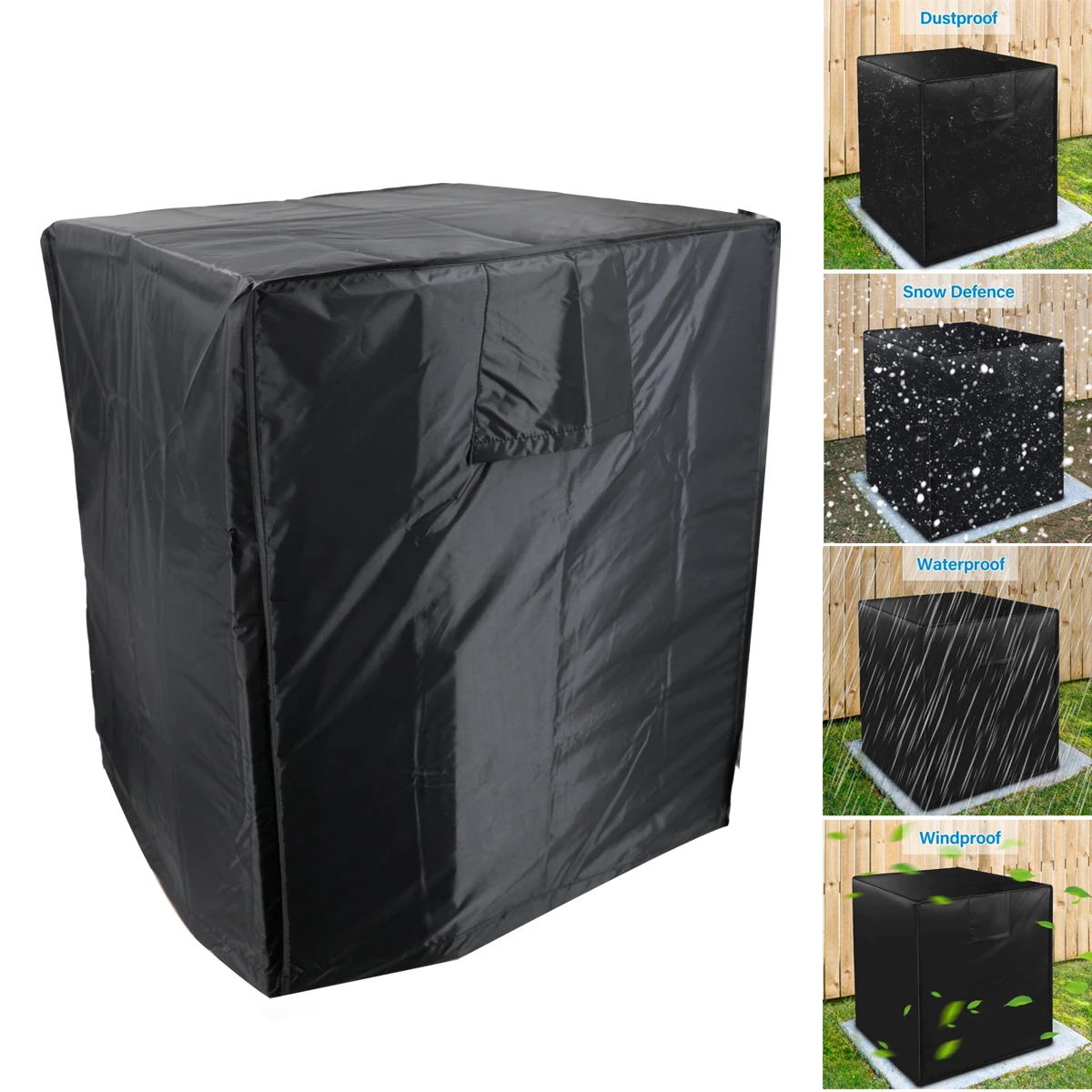 

Central Air Conditioner Cover for Outside Units Waterproof Windproof Durable Fabric Outdoor AC Cover