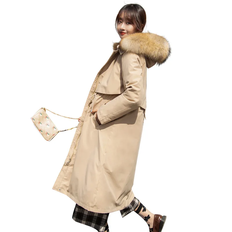 

winter parkas & Jacket 2021 New winter -30 degree women jacket Parkas hooded fur collar thick section warm winter women jackets