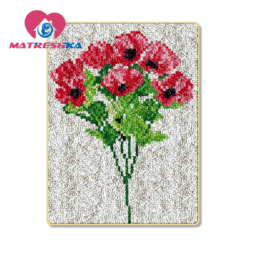 Гобелены с цветами Комплекты крюк защелкой ковер комплекты ковры вышивка