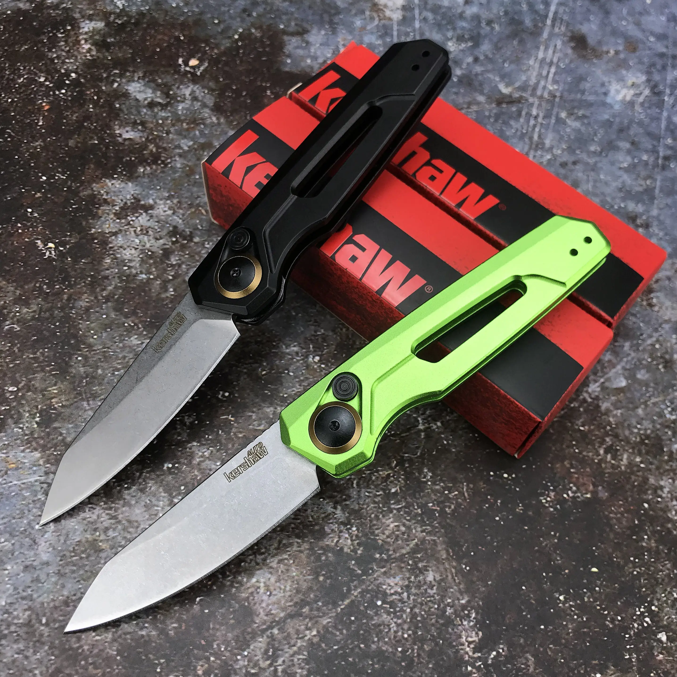 

Kershaw Leunch11 7550 Outdoor Hiking Small Folding Knife Aviation Aluminum Alloy CPM154 Blade EDC Hunting Camping combat tools