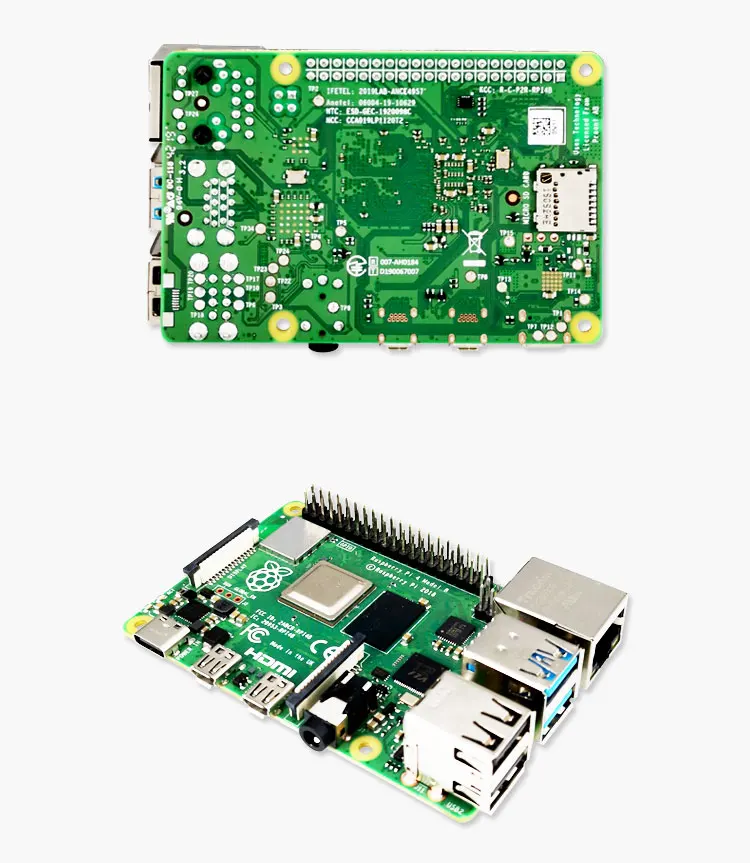 Оригинальная макетная плата Raspberry Pi 4 Model B комплект ОЗУ 2 ГБ/4 ГБ/8 ГБ 4-ядерный