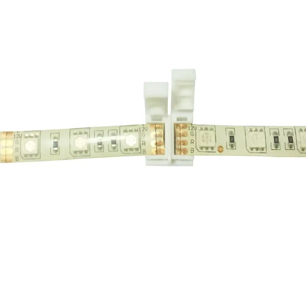 10 шт. 4 Pin Solderless водонепроницаемая светодиодная лента для полосы разъем RGB Гибкая