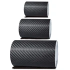 Лента-наклейка из углеродного волокна шириной 3-10 м, защитная полоска для предотвращения столкновений, Защитная пленка для автомобильного бампера, порога