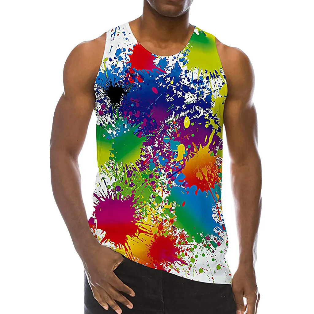 Майка мужская для бега бодибилдинга без рукавов|Майки| |