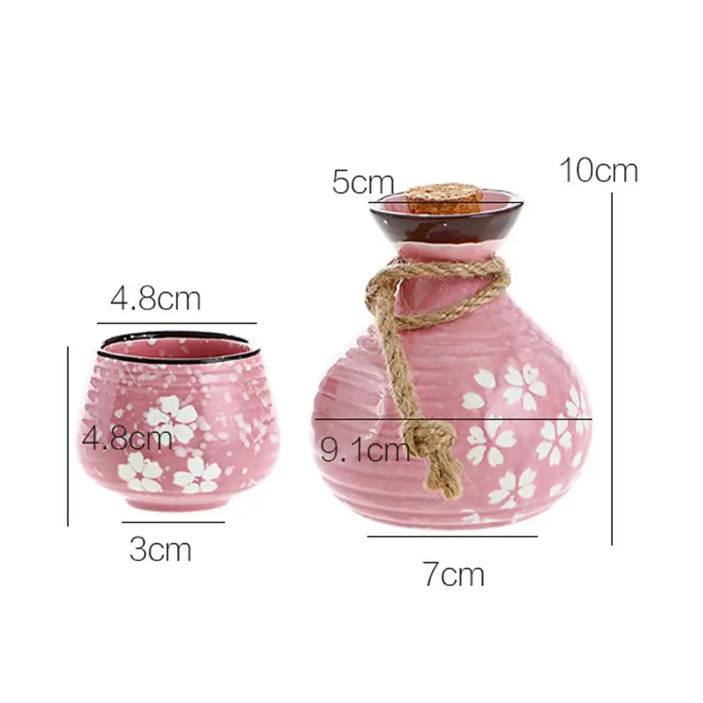 Керамический набор для вина Набор чашек ликера спирта сакэ в японском стиле