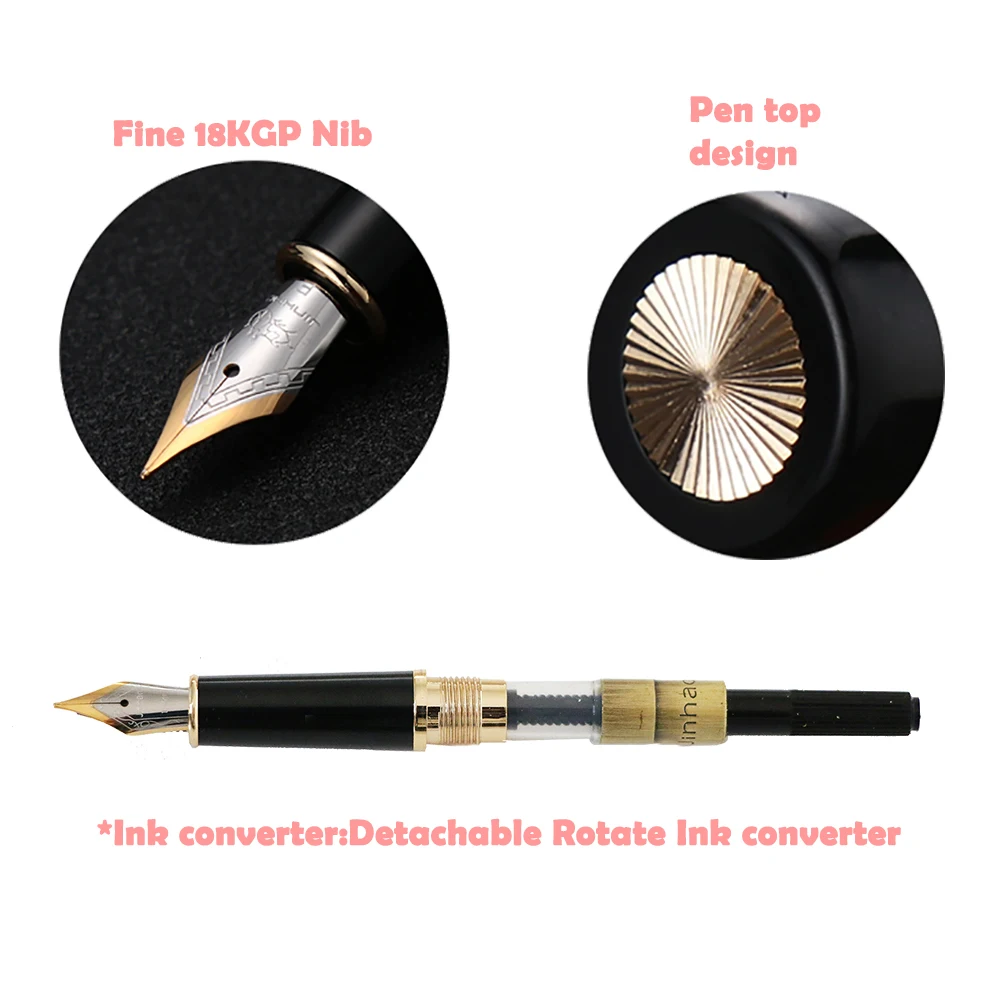 Высокое качество Jinhao 5000 Металл Дракон перьевая ручка Роскошные 0,5 мм F Перо чернильные ручки для письма офисные школьные принадлежности