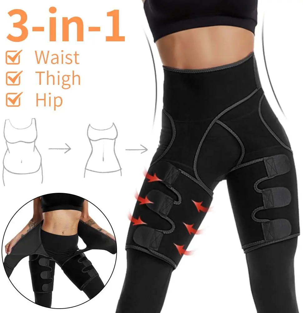 Women Neoprene Sweat Waist Tranier Body Shaper Butt Lifter Thigh Trimmer Sauna Shaperwear Tummy Control Belt Workout Fitness | Женская