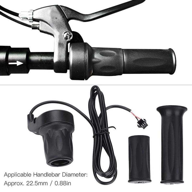 

22.5MM Universal Electric Scooter Throttle Handle Throttle Accelerator Suitable for Electric Bicycle Electric Scooter