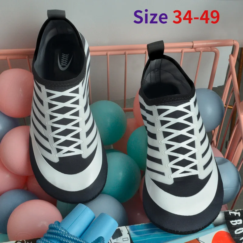

Size34-49 Beach Water Shoes Men Women Aqua Sneakers Quick Dry Swimming Unisex Outdoor Breathable Lightness Chinese Shoes
