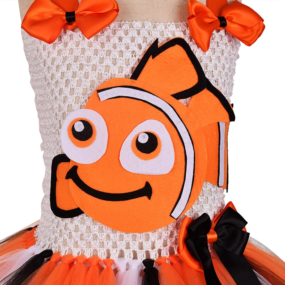 

2021 New Tutu Dress For Girls Halloween Party Crown Role Playing Frocks Sleeveless Funny Summer Clothes 2-12 Y