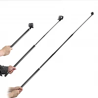 300cm long selfie stick carbon fiber handheld extendable pole monopod for gopro hero 9 8 7 6 5 4 action camera