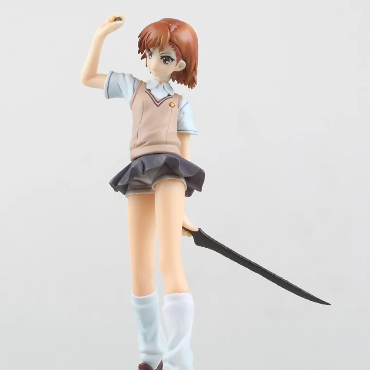 19 см электро мастер Toaru Kagaku no Railgun Mikoto Misaka ПВХ Фигурки игрушки Аниме для детей