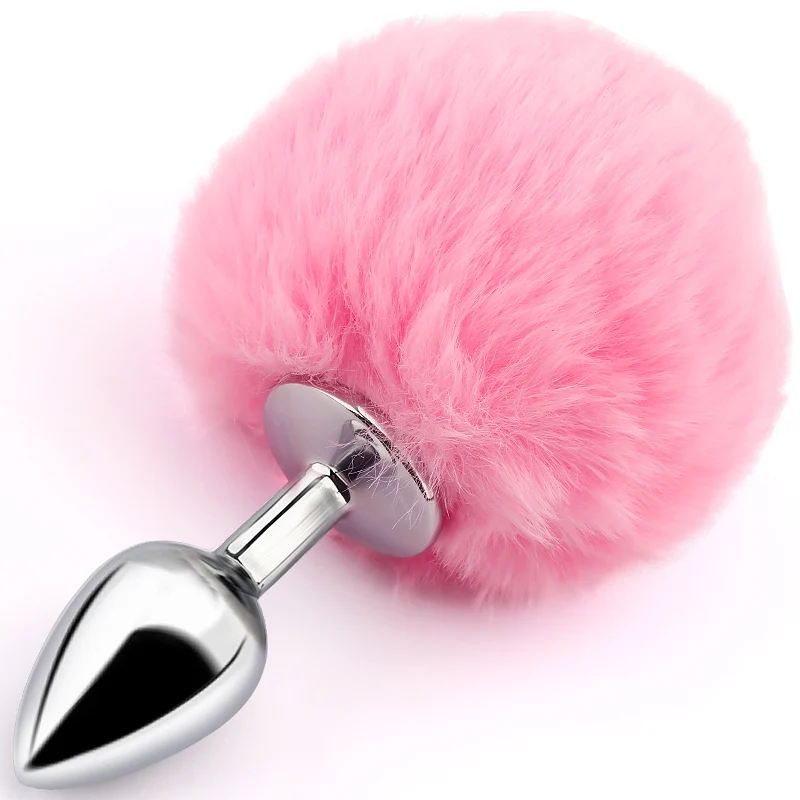 Анальная пробка с кристаллом анальная из нержавеющей стали гладким