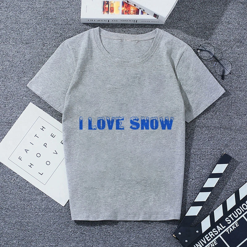 3334782 Футболка с принтом серая Повседневная Уличная мода футболки |