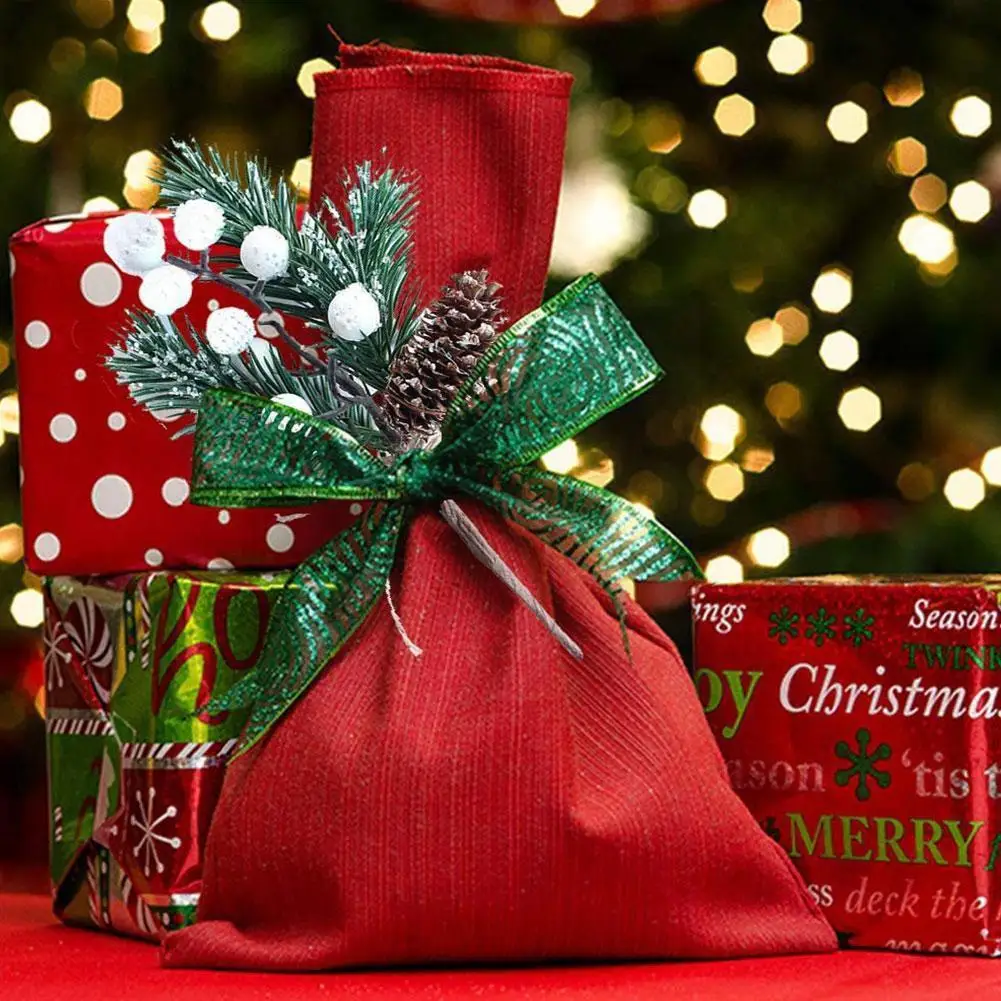 Рождественский букет ягод снежинка шпагат красный фруктовый новогодний шар 2022