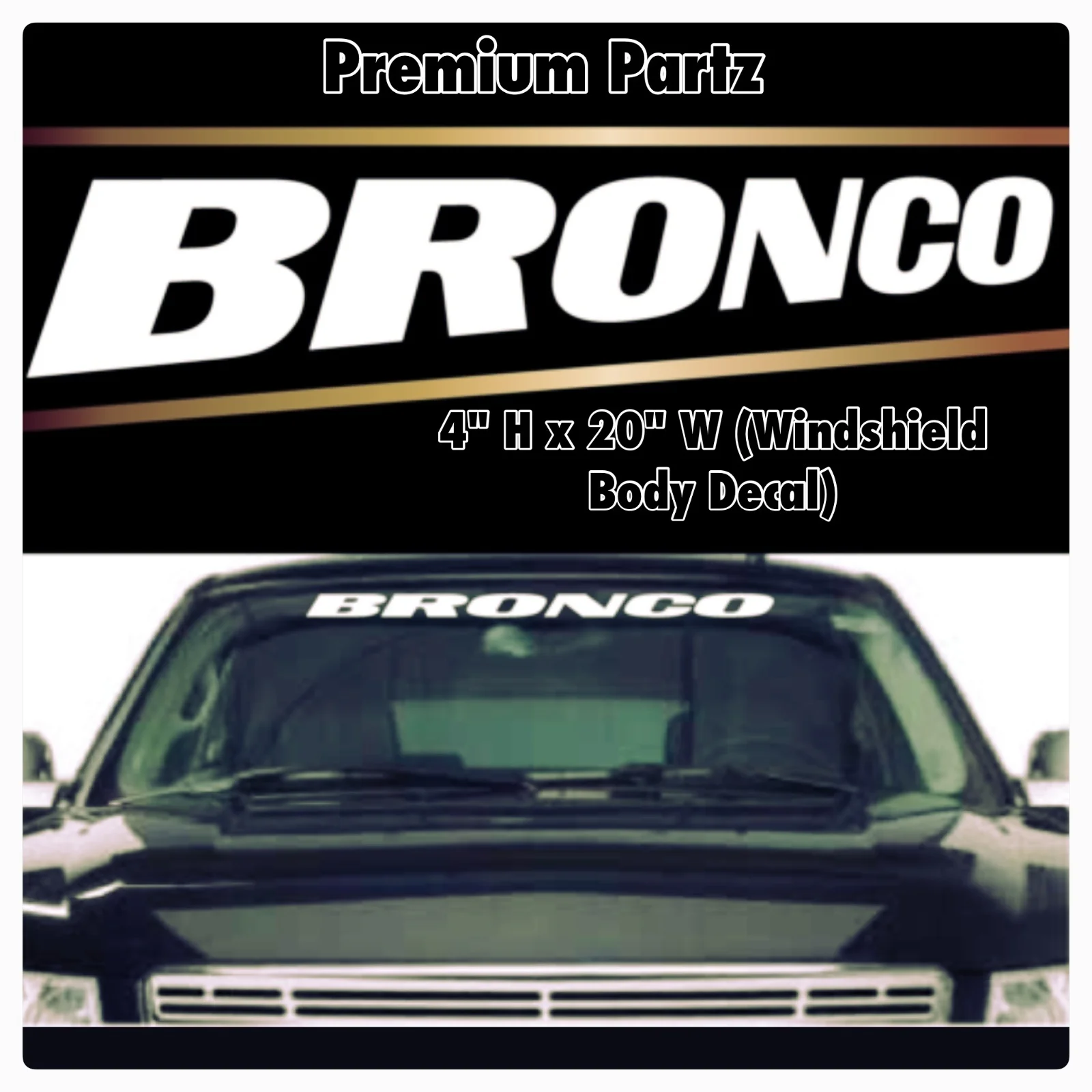 

1 шт. 10 цветов, баннер на лобовое стекло для Ford Bronco Ranger OEM