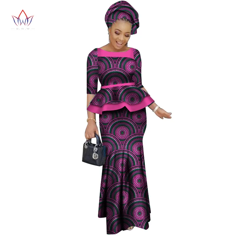 2021 летний комплект из туфель и сумочки в Африканском для женщин двух частей с