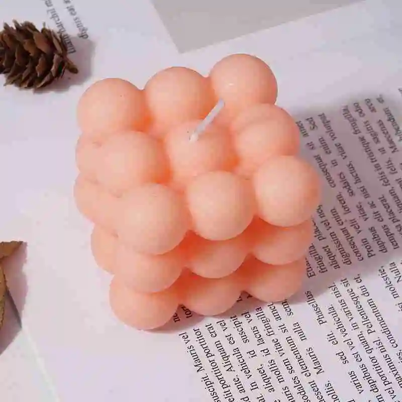 Cube воск круглые кубические соевый для свечей ароматические свечи куб дома Deorations