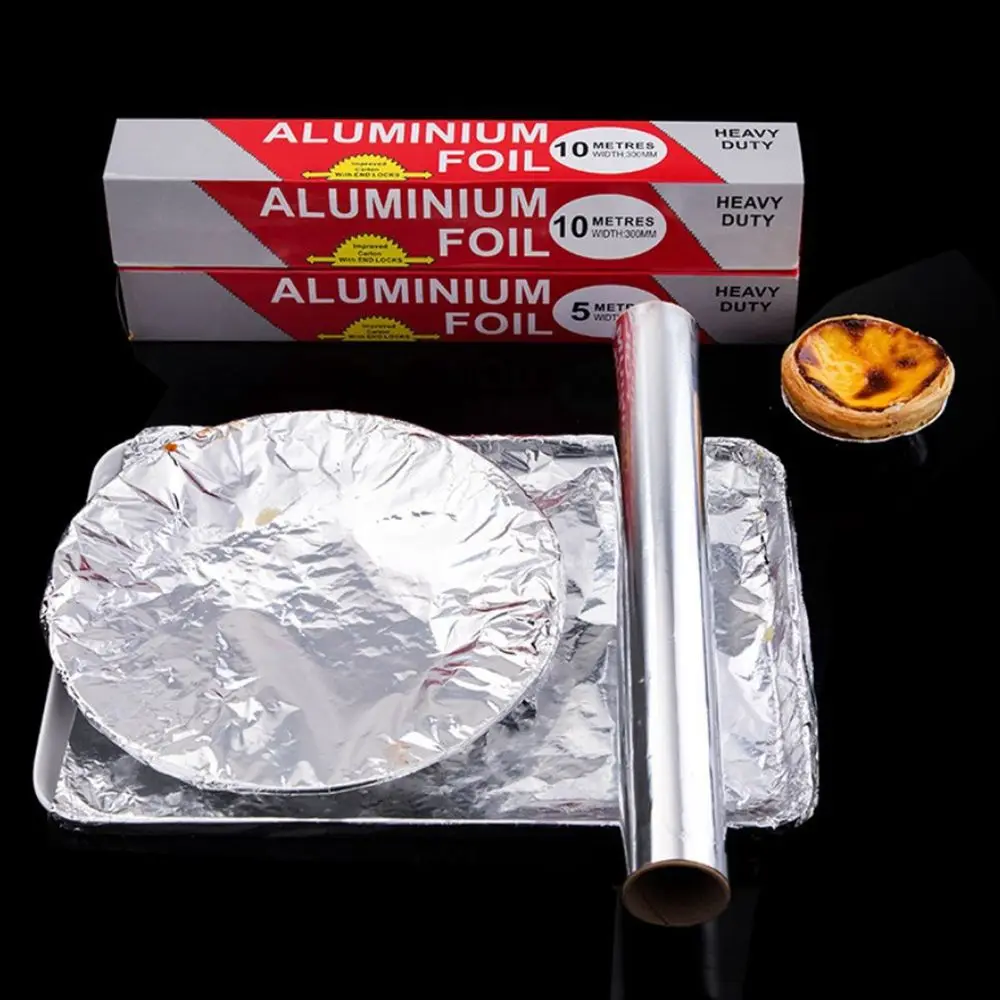 

1Roll Barbecue Tin Foil Thickening Barbecue Tin Foil Barbecue Household Tin Foil Oven Tin Foil Aluminum Foil Baking Tools