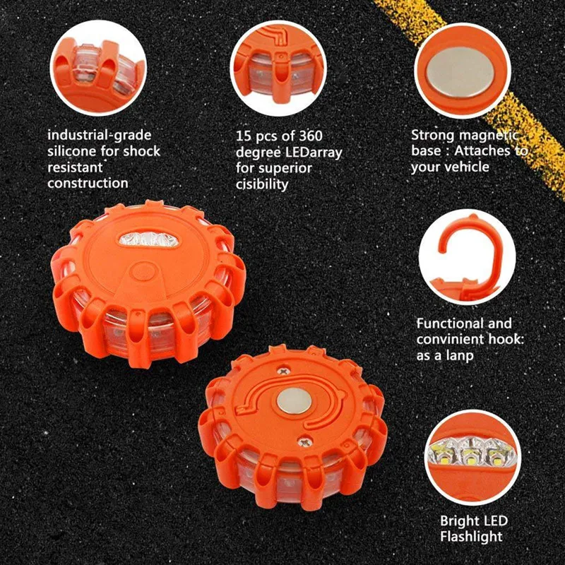 2020 Прямая поставка светодиодный аварийный автомобильный светильник s дорожные