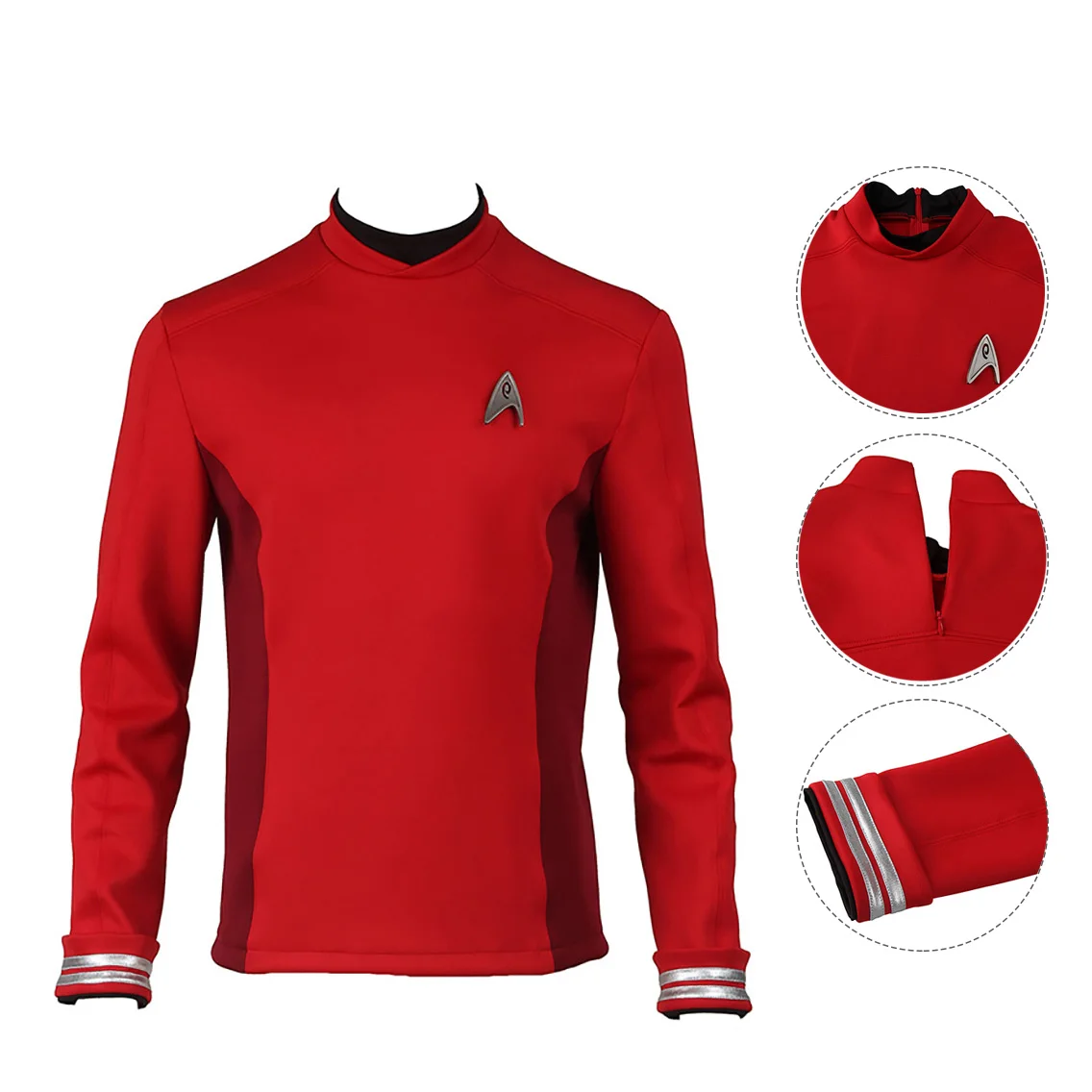 Костюм с костями Звездный поход в темноту красный косплей Leonard H. McCoy |