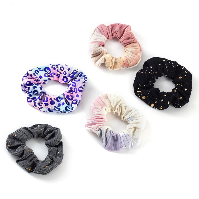 Красочные женские резинки для волос завязывающие краску эластичные головной