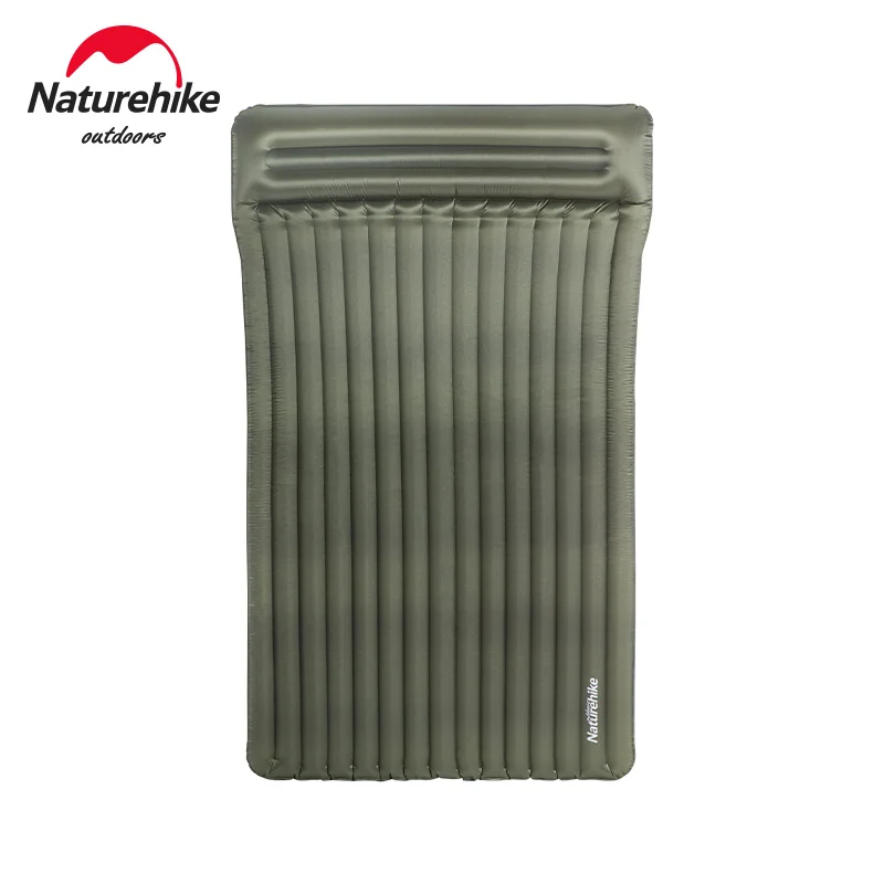 

Naturehike 2021 New Outdoor Camping vertical tube with pillow inflatable thickened portable bed moisture-proof mat