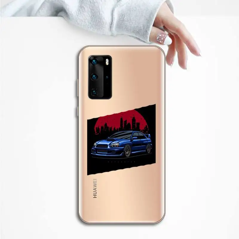 

Japan JDM Car AE86 Phone Case Transparent for huawei honor P 40 30 20 lite Pro 10 i 8 9 x p smart 2019