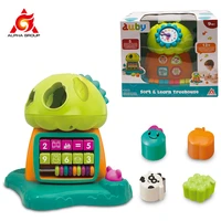 auby multifunctional sort learn treehouse with music develop intelligence auditive vision educational toy for infant 9m