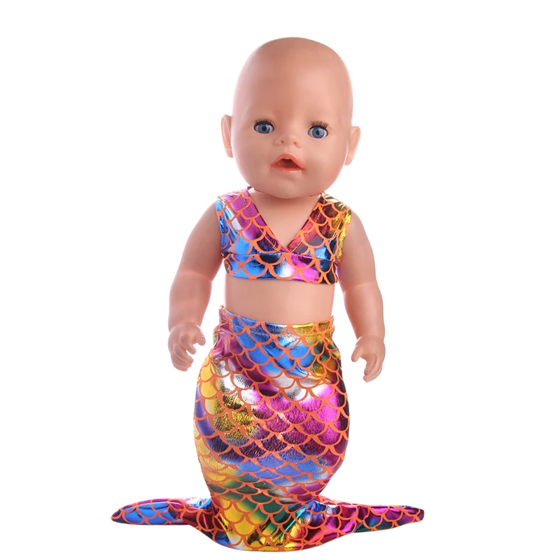 13 стилей платье принцессы-Русалочки с серия одежда подходит на возраст 18 дюймов