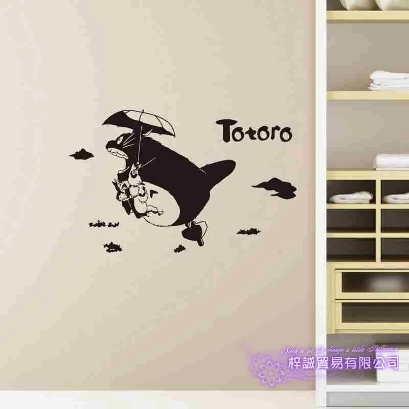 Тоторо Наклейки На Стены Виниловые Наклейка Декор Главная Декоративные